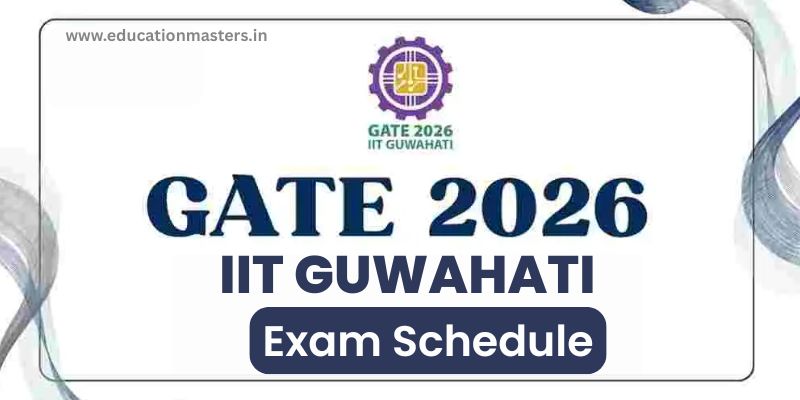 iit guwahati gate exam schedule 2026